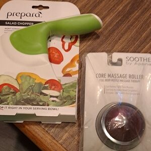Prepara Green Salad Chopper & Core Massage Roller